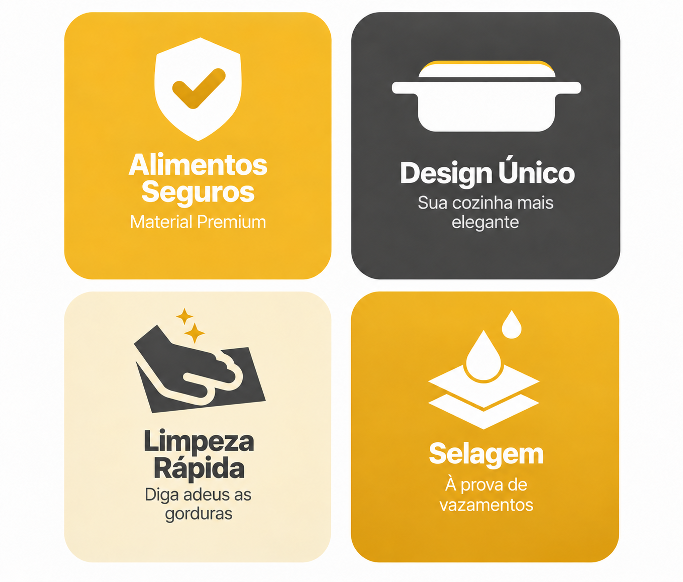 Descrição do kit de potes herméticos — parte 5